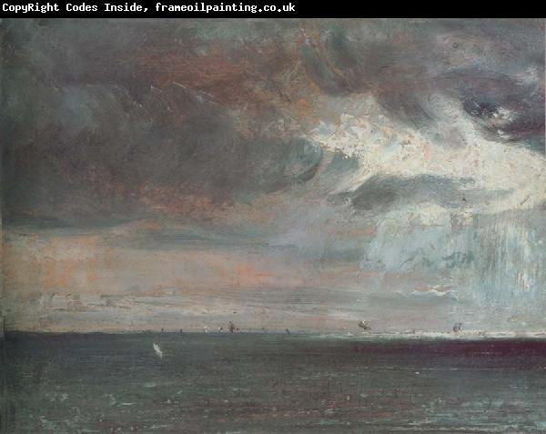 John Constable A storm off the coast of Brighton